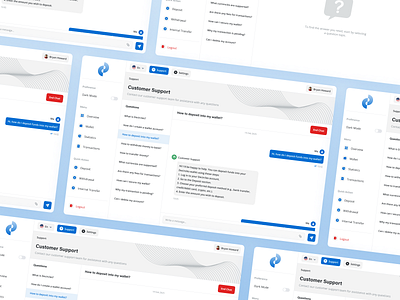 Decircles - Customer Support chat customer service customer support finance messenger product design ui ui design uiux design web design