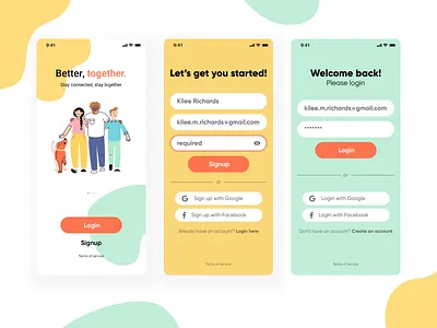 Daily UI 001 #dailyui001 dailyui dailyui001 design log in login sign up form signup ui