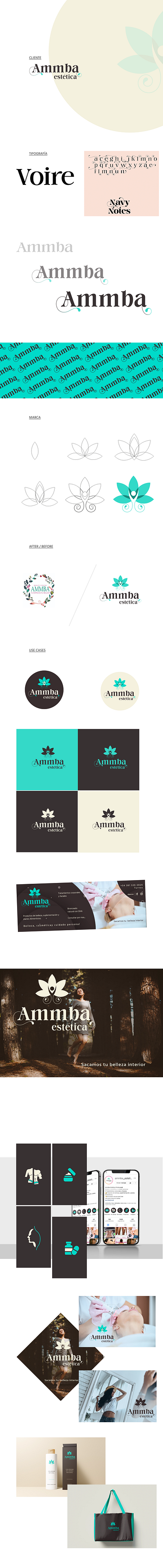 Ammba Estética branding brandingdesign design identity identity logo isologotype logo logodesign logotype original art vectorart