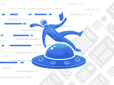 Spry Reader App illustration illustration