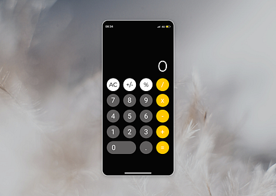 Calculator Mobile App app branding design ui ux