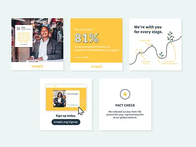 Impact Data Social Series graphic design