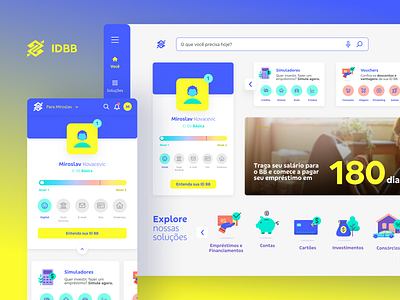 IDBB: Banco do Brasil SSO (Beginner Level) art direction brasil brazil concept digital design interface design proposal ui ui design ux design web design