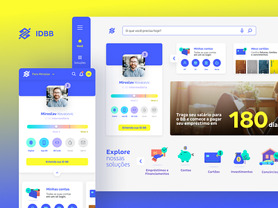 IDBB: Banco do Brasil SSO (Mid Level) art direction concept design digital design interface design project proposal ui ui design ux design web design