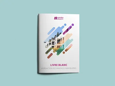 AVendreALouer - Booklet booklet brochure illustrator indesign print