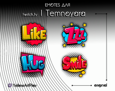 EMOTE for Streamer - Temnoyara ^) branding design emote icon illustration logo smile twitch смайлы