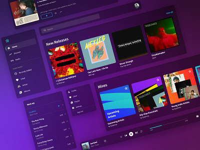 Epiphany - Music Streaming App Concept app interface music streaming ui web