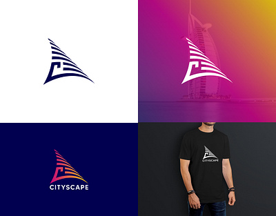 Cityscape Logo brand identity branding branding design building logo c letter c logo city cityscape construction emarat logo icon design letter logo logo logo design logo generator logo maker logotype modern logo monogram logo real estate logo