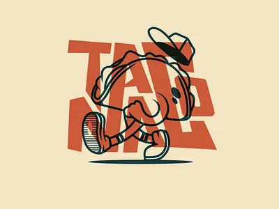 TACO NACO design diseño de logo diseño plano illustration logo logo logodesign design logodesign design brand marca tipografía