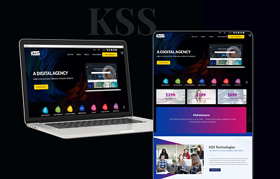 IT Company Website design graphic design logo ui ux