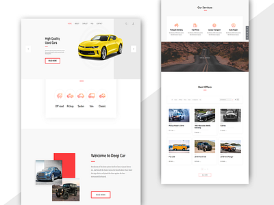 CAR COMPANY LANDING PAGE DESIGN business website car company website elementor landing page website design wordpress wordpress website