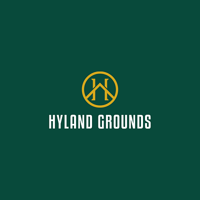 Hyland Grounds Logo branding design graphic design logo logo design logo designer vector