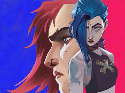 Arcane fan art arcane fan art cartooning character art digital painting illustration procreate