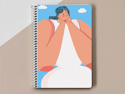 My Notebook animation art baby book branding character draw dress girl graphic design motion graphics notebook paint school woman