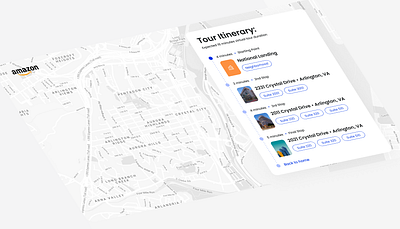 Virtual Tour Itinerary adobexd br brokerage clients design figma madewithadobexd meeting property real estate rent tenants ui ux virtual virtual tour web web design