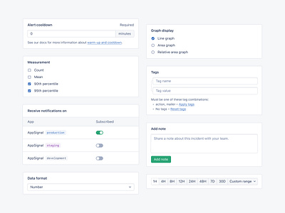 AppSignal Design System: Inputs checkbox component design design system development element form front end input radio textarea textfield ui user experience user interface web