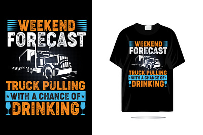 Trucker T shirt Design branding design designer mahabub graphic design illustration logo truck trucker t shirt trucker tee design typography ui ux vector