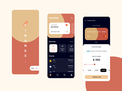 Onlain banking app banking booking design fintech loan logo onlain banking ui ui designe ux vector