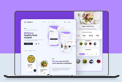 Cookme - Landing page landing page ui ui design web design web ui