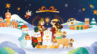 Found hope in light this Christmas character illustration christmas holiday illustration ladieswhoart nutcracker procreate