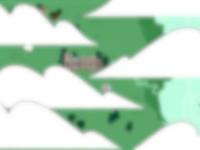 Along For The Ride - EP 03 Maps 2d animation cycling cyclist design england graphic design motion motion graphics nature northumberland tv uk