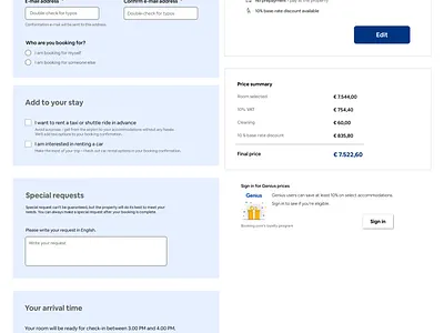 Booking redesign - reservation form booking design form reservation reservation form travel ui ux web web app