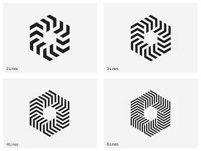 Hexagons design geometric hexagon logo logodesign mark mdc miladrezaee shape symbol tutorial vector