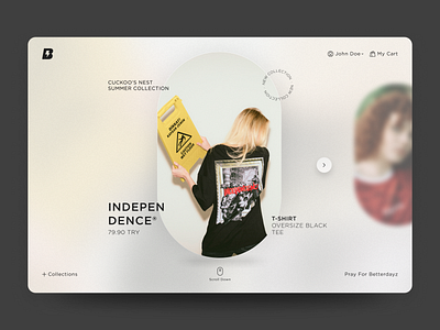 Clothing Brand Website clothing clothing brand ecommerce fashion brand homepage landing page shopping slider sportswear streetwear ui ux web design website website design