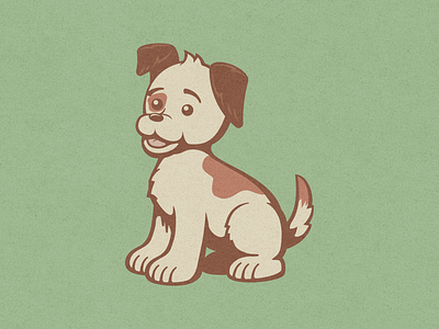 Retro Cartoon Puppy adobe illustrator animal cartoon comic cute design dog drawing graphic design icon illustration pen and ink pets puppy retro spot illustration vector vintage