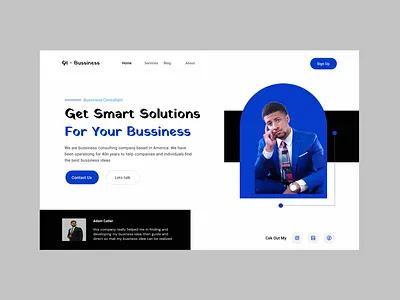 Qi Bussiness Website app branding bussiness design graphic design mobile ui uidesign uiux uiuxcenter uiuxdesign uiuxinspiratios ux web website