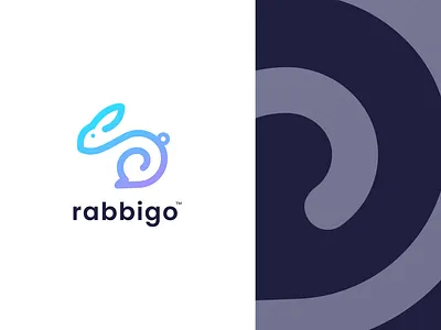 Rabbigo | Pictorial Logo Mark animal brand identity branding bunny character design creative logo effective fast graphic design jumping logo minimal pet pictorial mark quickly rabbigo rabbit race run symbol