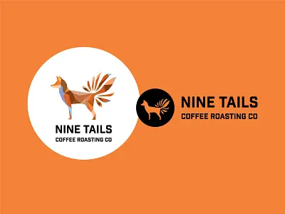 Nine Tails Coffee Roasting Co Logo badge badgedesign coffee coffee roaster design illustration japan logo logodesign nine tails osaka vintage