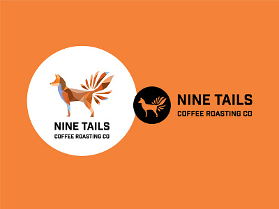 Nine Tails Coffee Roasting Co Logo badge badgedesign coffee coffee roaster design illustration japan logo logodesign nine tails osaka vintage