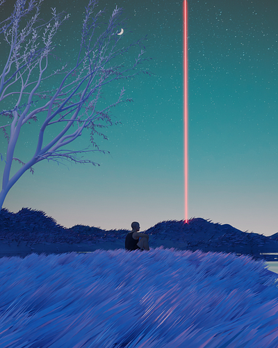 peace 3d 3dillustration art blender blender3d design illustration landscape