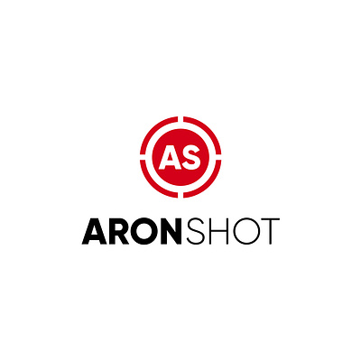 AronShot - A Shooting Club branding design illustration logo typography vector