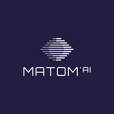 „Matom.ai“ logotipas alius branding cechas design levinskas logo matomai uiux