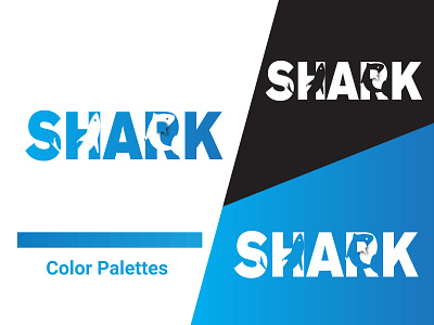 Shark Negative space logo brand guideline expert brand identity branding creative designer creative logo design gradient gradient logo graphic design graphic designer logo logo design logo designer modern logo negative space logo word mark logo