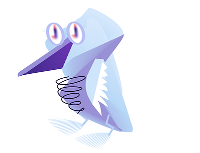 Penguin character design illustration vector