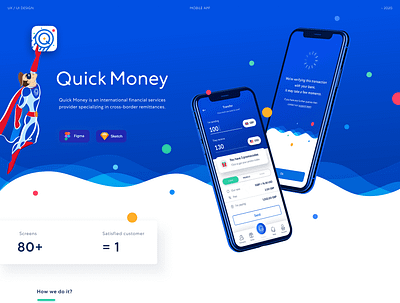 Money transfer app design