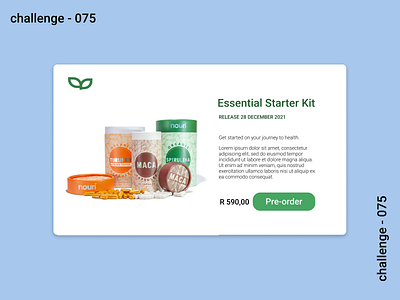 075 - Pre-order 075 app design dailyui dailyuichallenge design ecommerce figma pre order preorder ui website