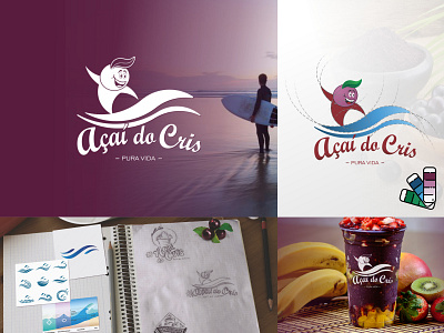 Açaí do Cris - Identidade Visual açaiteria açaí branding design empreendendor empreendimento emprendedor emprendimento graphic design identidadevisual identidadvisual ilustração logo logotipo marca mascota mascote