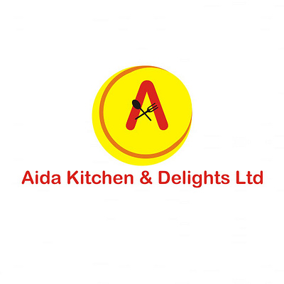 Logo Design for AIDA Foods and Delights brand branding design identity illustration logo typography