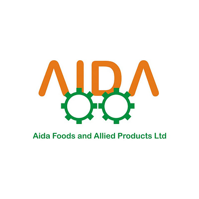 Logo For AIDA Foods and Allied Products brand branding design identity logo typography