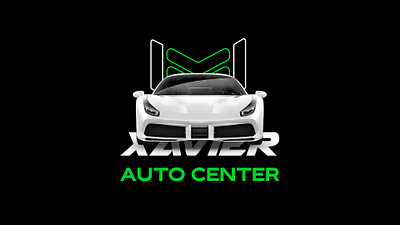 Xavier Auto Center Brand brand branding car design graphic design logo paint style