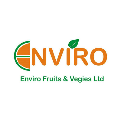 Logo Design for ENVIRO Fruits and Vegies brand branding design identity logo typography