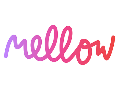 Logo for Mellow branding logo vector