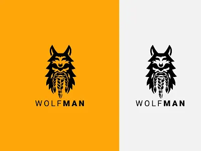 Wolf man Logo armor ax battle beast medieval night wolf ornament powerpoint scandinavian soldier warrior warrior logo warrior men weapon wolf attack wolf head wolf head logo wolf men logo wolfman wolfmen