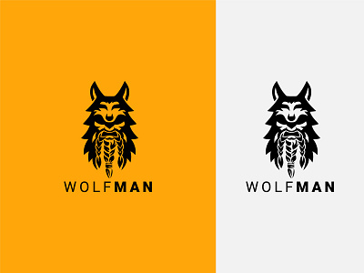 Wolf man Logo armor ax battle beast medieval night wolf ornament powerpoint scandinavian soldier warrior warrior logo warrior men weapon wolf attack wolf head wolf head logo wolf men logo wolfman wolfmen