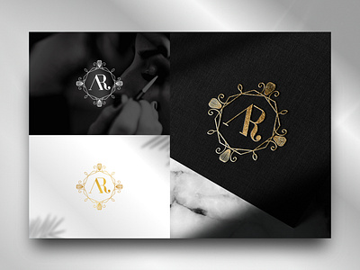 Luxury AR Monogram 2021 beauty branding elegant fashion feminine icon letter logo luxury modern logo monogram symbol trend ui vector