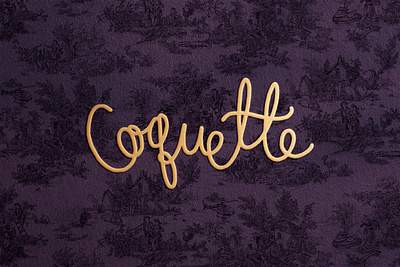 Coquette Restaurant Logo branding creative agency design illustration logo logotype restaurant branding vector